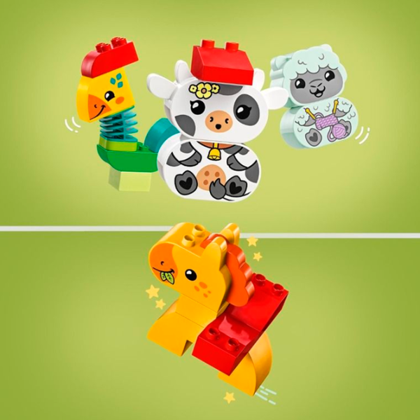 Constructor LEGO Animal Train Tren/ Multicolor photo 8