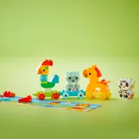 Constructor LEGO Animal Train Tren/ Multicolor photo 9