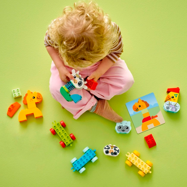 Constructor LEGO Animal Train Tren/ Multicolor photo 10