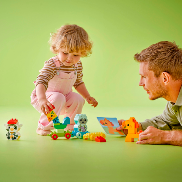 Constructor LEGO Animal Train Tren/ Multicolor photo 11