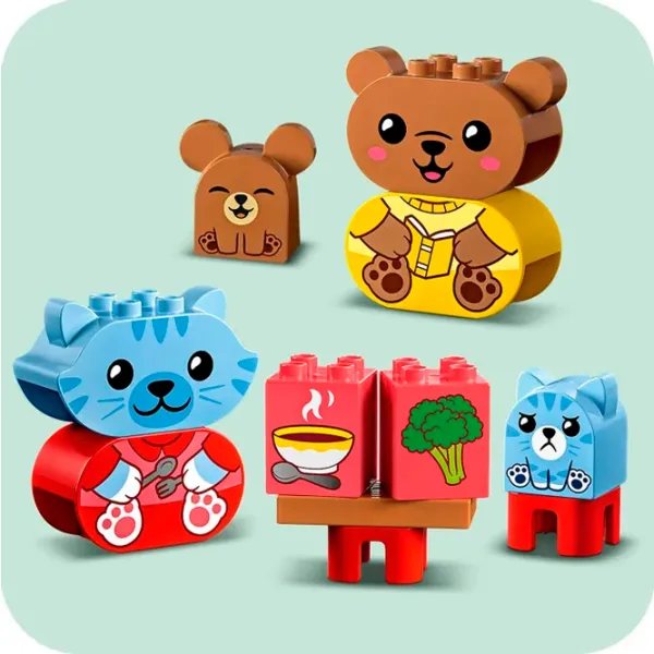 Constructor LEGO Daily Routines: Eating & Bedtime Figuri/ Multicolor photo 6