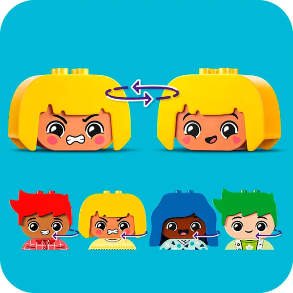 Constructor LEGO Big Feelings & Emotions Figuri/ Multicolor photo 6