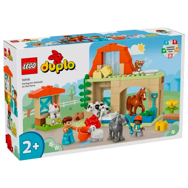 Constructor LEGO Caring for Animals at the Farm Fermă/ Multicolor photo 1