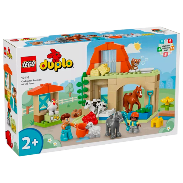 Constructor LEGO Caring for Animals at the Farm Fermă/ Multicolor photo 1