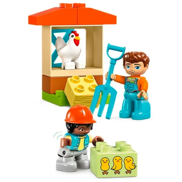 Constructor LEGO Caring for Animals at the Farm Fermă/ Multicolor photo 3