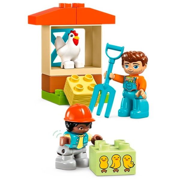 Constructor LEGO Caring for Animals at the Farm Fermă/ Multicolor photo 3