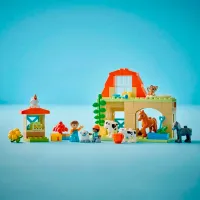 Constructor LEGO Caring for Animals at the Farm Fermă/ Multicolor photo 5
