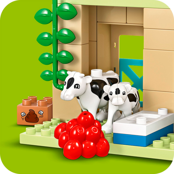 Constructor LEGO Caring for Animals at the Farm Fermă/ Multicolor photo 7