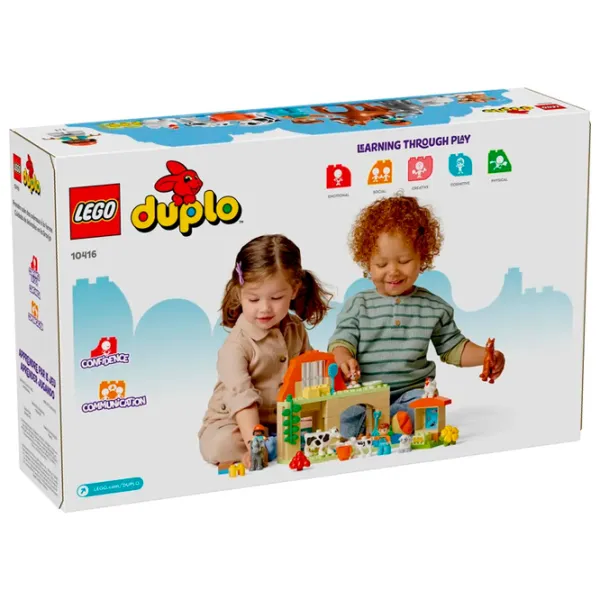 Constructor LEGO Caring for Animals at the Farm Fermă/ Multicolor photo 12