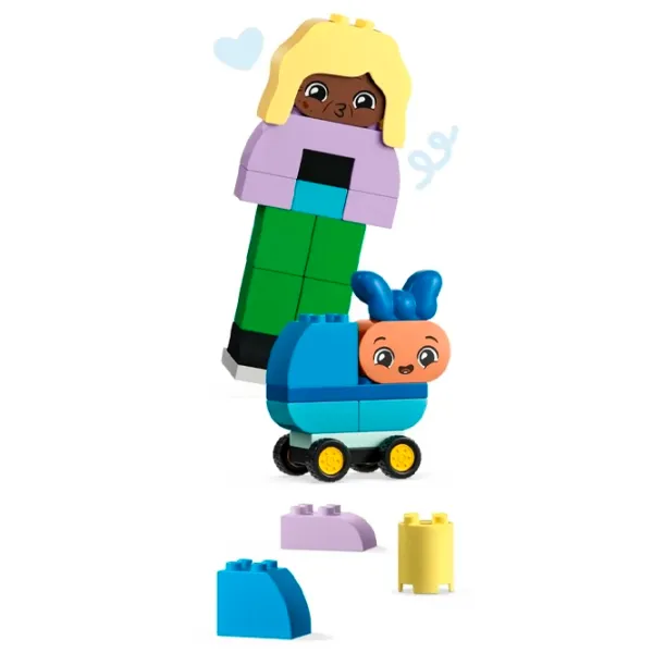 Constructor LEGO Buildable People with Big Emotions Figuri/ Multicolor photo 3