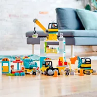 Constructor LEGO Tower Crane & Construction Сonstrucție/ Multicolor photo 10