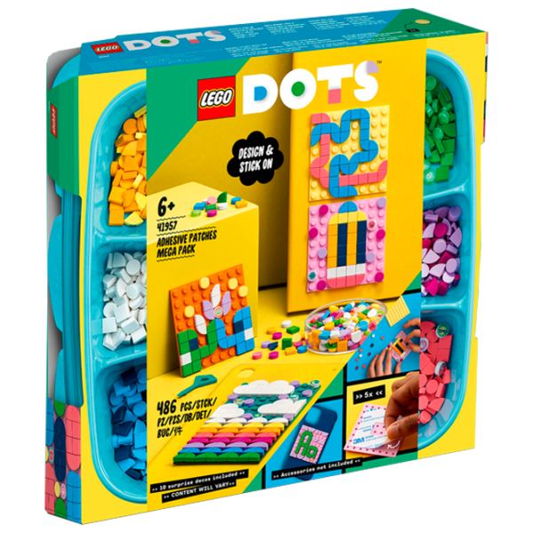 Constructor LEGO Adhesive Patches Mega Pack Creativ/ Multicolor photo 1