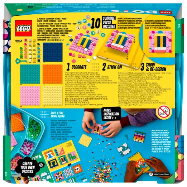 Constructor LEGO Adhesive Patches Mega Pack Creativ/ Multicolor photo 11