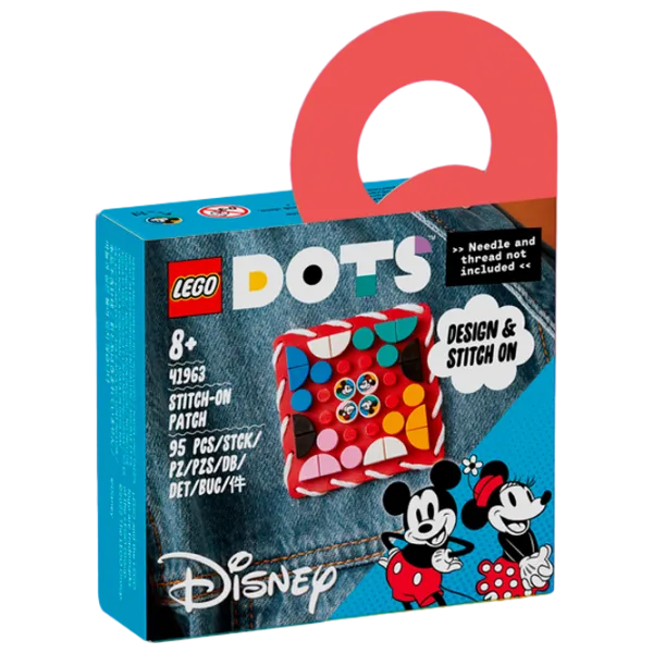 Constructor LEGO Mickey Mouse & Minnie Mouse Stitch-on Patch Creativ/ Multicolor photo 1