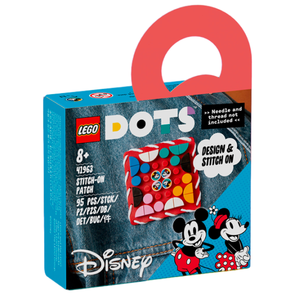 Constructor LEGO Mickey Mouse & Minnie Mouse Stitch-on Patch Creativ/ Multicolor photo 1