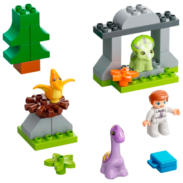 Constructor LEGO Dinosaur Nursery Figuri/ Multicolor photo 3