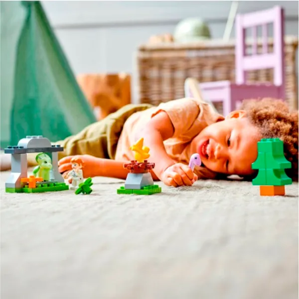 Constructor LEGO Dinosaur Nursery Figuri/ Multicolor photo 12