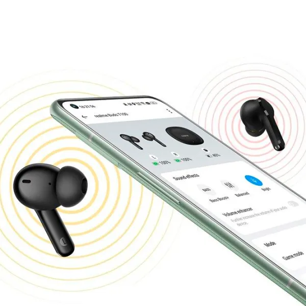 Наушники Realme Buds T110 Серый Зелёный Беспроводные/ Персональный photo 5