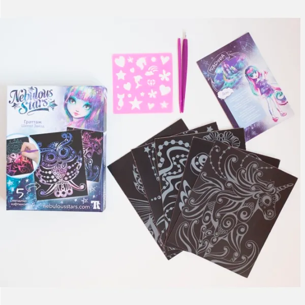 Set de creație Nebulous Stars Scratch & Sketch 11014 7+/ Multicolor Multicolor photo 2