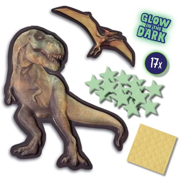 Set de creație SES Explore Mega Glowin T-Rex World 25129S 5+/ Multicolor Multicolor photo 3