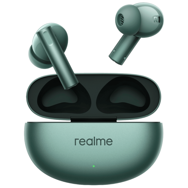 Наушники Realme Buds Air 6 Серый Зелёный Беспроводные/ Персональный photo 1 Наушники Realme Buds Air 6 Серый Зелёный Беспроводные/ Персональный photo 1