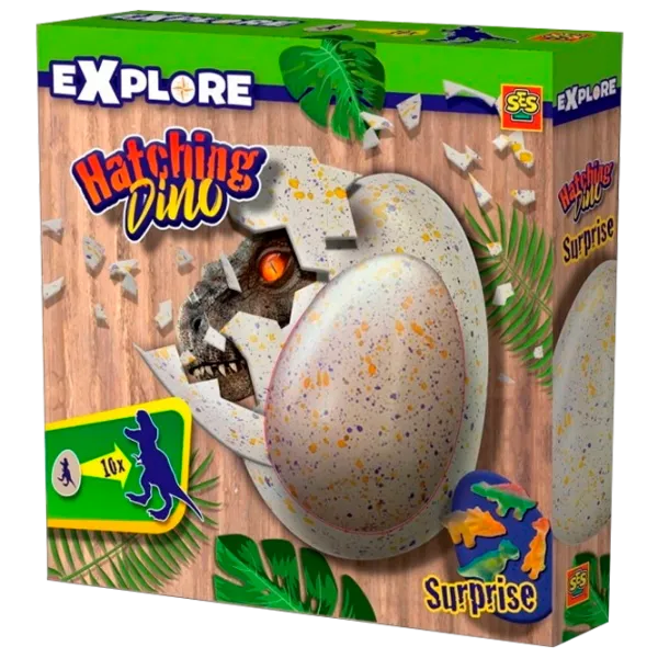 Set de creație SES Explore Hatching Dino 25063S 4+/ Multicolor Multicolor photo 1