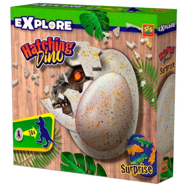 Set de creație SES Explore Hatching Dino 25063S 4+/ Multicolor Multicolor photo 1
