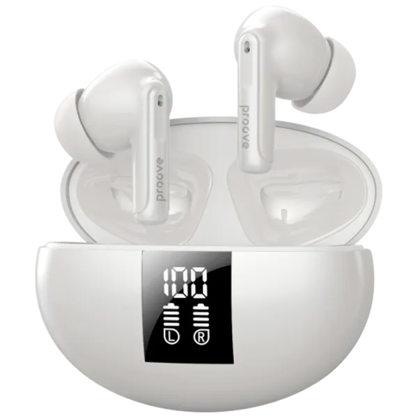 Наушники Proove Thunder Buds SE with ANC Серый Белый Беспроводные/ Персональный photo 1