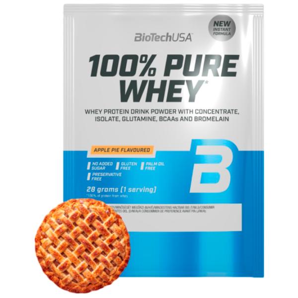 Proteină BioTechUSA 100% Pure Whey 28 g (5999076253371) praf/ Plăcintă cu mere photo 1 Proteină BioTechUSA 100% Pure Whey 28 g (5999076253371) praf/ Plăcintă cu mere photo 1