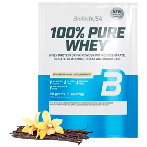 Proteină BioTechUSA 100% Pure Whey 28 g (5999076238460) praf/ Vanilie Bourbon photo 1 Proteină BioTechUSA 100% Pure Whey 28 g (5999076238460) praf/ Vanilie Bourbon photo 1