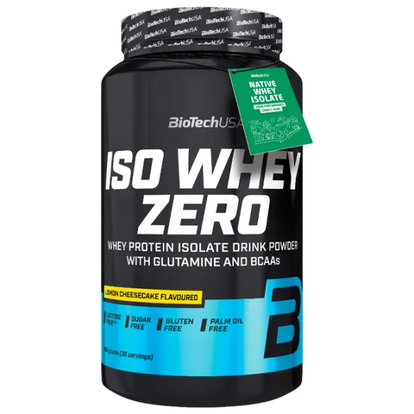 Proteină BioTechUSA Iso Whey Zero 908 g (5999076222933) praf/ Lemon, cheesecake photo 1 Proteină BioTechUSA Iso Whey Zero 908 g (5999076222933) praf/ Lemon, cheesecake photo 1