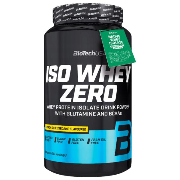 Proteină BioTechUSA Iso Whey Zero 908 g (5999076222933) praf/ Lemon, cheesecake photo 1 Proteină BioTechUSA Iso Whey Zero 908 g (5999076222933) praf/ Lemon, cheesecake photo 1