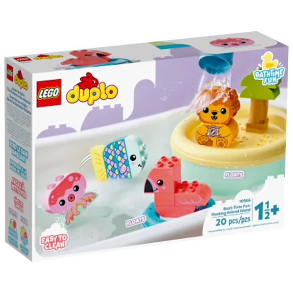 Constructor LEGO Bath Time Fun: Floating Animal Island Figuri/ Multicolor photo 1