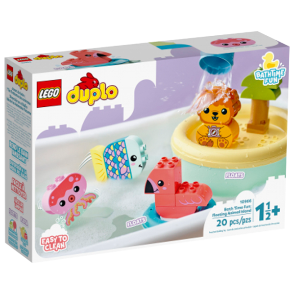 Constructor LEGO Bath Time Fun: Floating Animal Island Figuri/ Multicolor photo 1