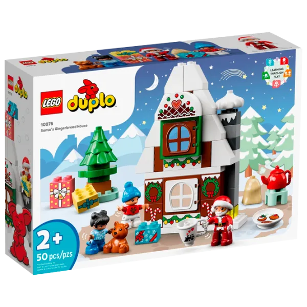 Constructor LEGO Santa's Gingerbread House Figuri/ Multicolor photo 1