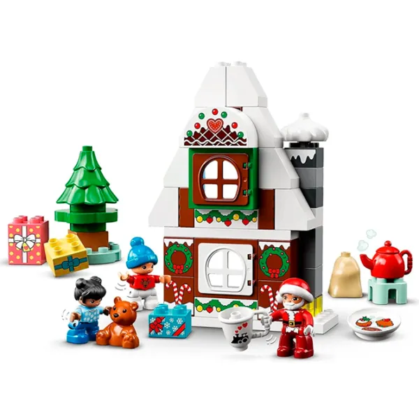 Constructor LEGO Santa's Gingerbread House Figuri/ Multicolor photo 2