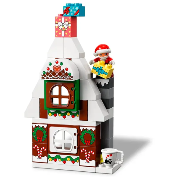 Constructor LEGO Santa's Gingerbread House Figuri/ Multicolor photo 3