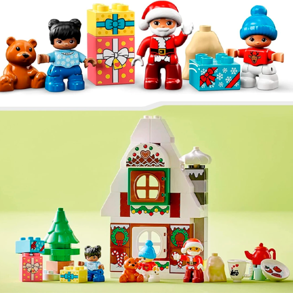 Constructor LEGO Santa's Gingerbread House Figuri/ Multicolor photo 8
