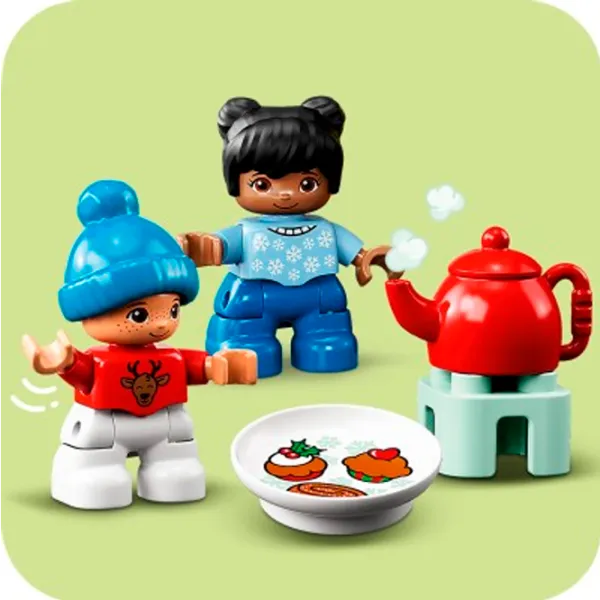 Constructor LEGO Santa's Gingerbread House Figuri/ Multicolor photo 10