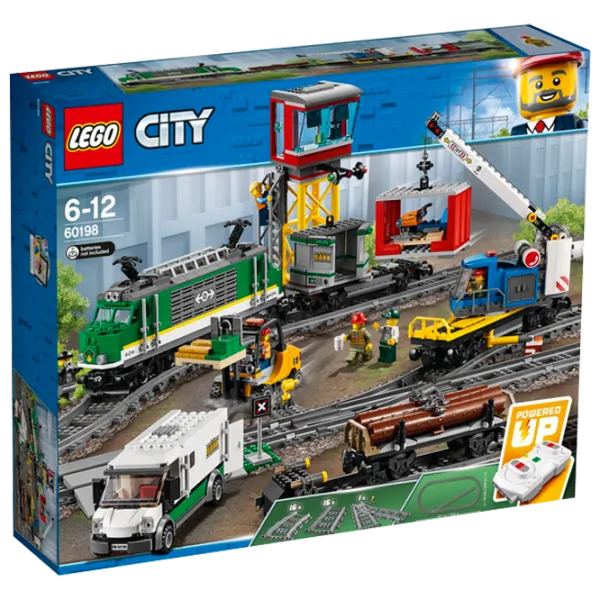 Constructor cu telecomandă LEGO Cargo Train Tren/ Multicolor photo 1