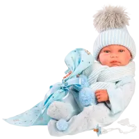Кукла Llorens Tino Toquilla Bambi Azul 84337 малыш/ 3+