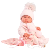 Кукла Llorens Tina Toquilla Bambi Rosa 84338 малыш/ 3+