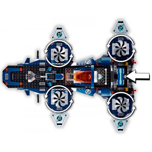 Constructor LEGO Avengers Helicarrier Scenă din film/ Multicolor photo 5