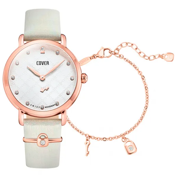 Ceas de mână pentru femei Cover SET.CO1004.03 Cuarț/ 34 mm photo 1