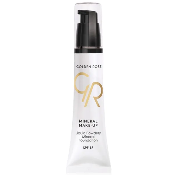 Тональный крем Golden Rose Liquid Powdery Mineral Foundation 30 мл photo 1 Тональный крем Golden Rose Liquid Powdery Mineral Foundation 30 мл photo 1
