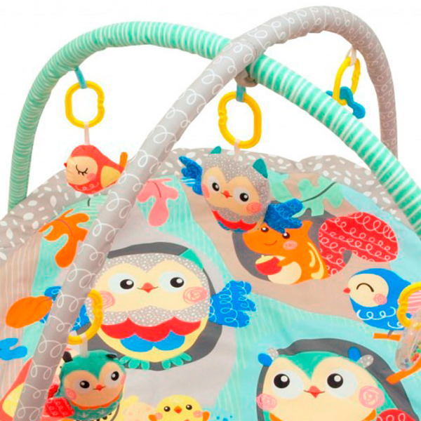 Игровой коврик Baby Mix Alexis (TK/ 3435PP) 0+/ Круглый/ Серый photo 2