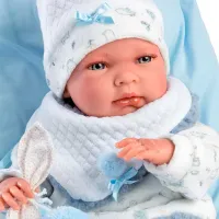 Кукла Llorens Nico Recien Nacido Cojin Azul 73895 малыш/ 3+ photo 4