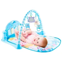 Игровой коврик Aiyingle Harmonium (00-00693346) 0+/ Овальный/ Синий