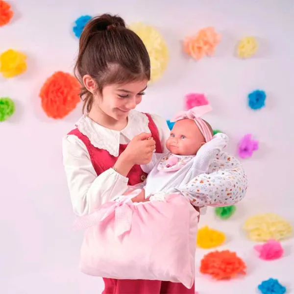 Păpușă Llorens Nica Recien Nacida Saquito 73801 bebeluș/ 3+ photo 5