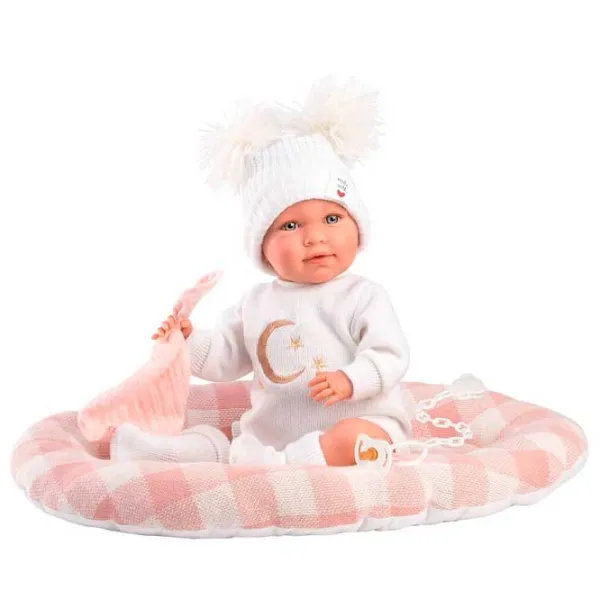 Кукла Llorens Mimi Llorona Bordado Luna 74034 малыш/ 3+ photo 3